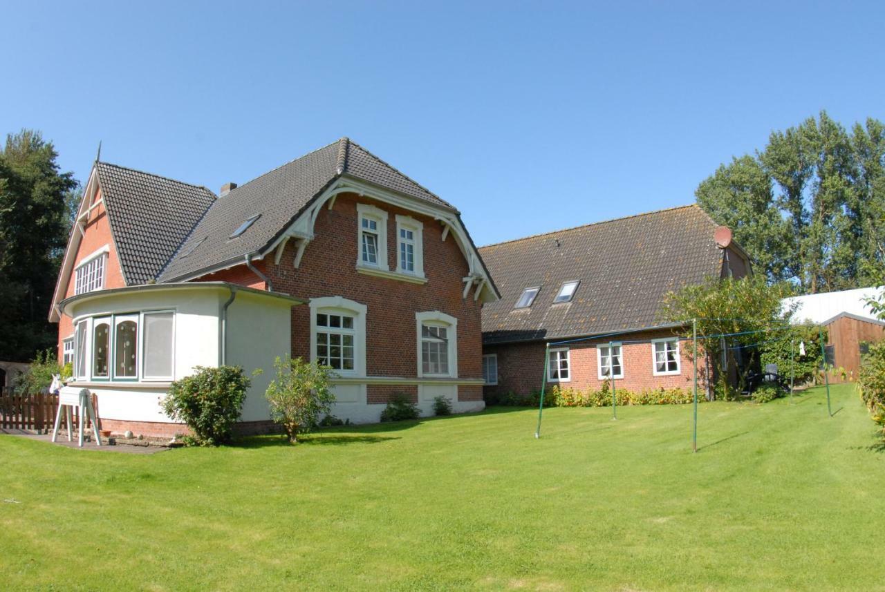 Hof Olde Warft Apartment Oldenswort Luaran gambar